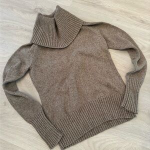 GAP Taupe Cowl Neck Sweater